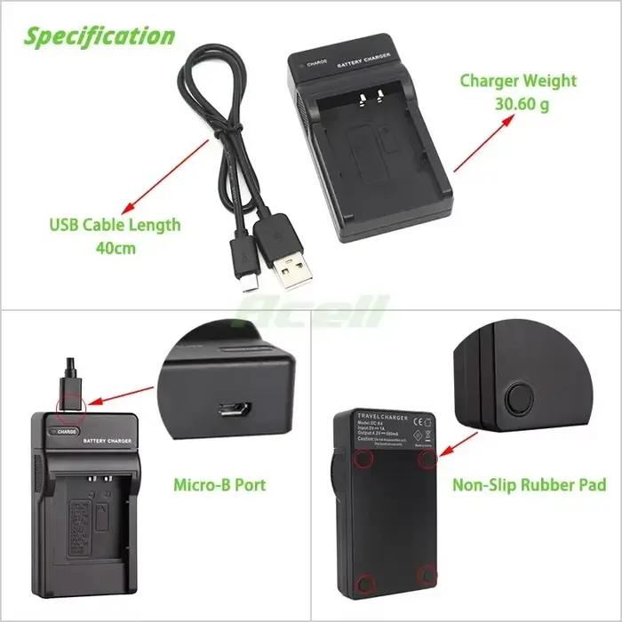 EL19 MH-66 remplacer chargeur USB pour appareil photo Nikon COOLPIX W150 W100 A300 A100 S100 S6400 S32 S33 S3500 S3700