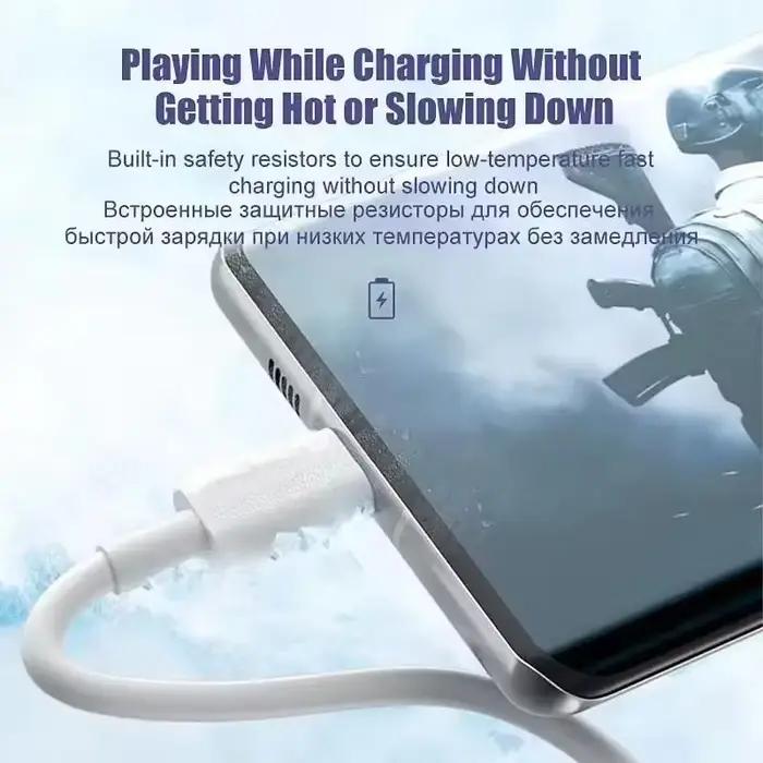 Câble de Charge rapide de Type C 6A 100W