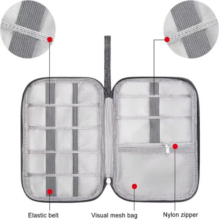 NNBILI – sac de rangement pour câbles USB