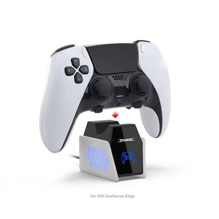 Base de charge rapide pour manette PS5 chargeur fente unique indicateur led support ambiance rgb accessoire jeu occasion spéciale