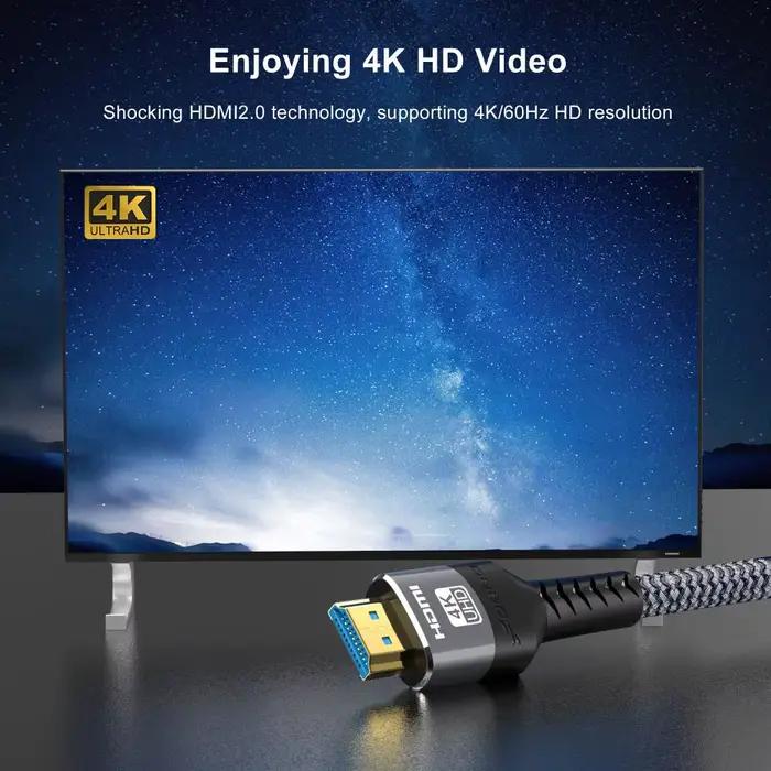 Câble HDMI 4K Compatible HDMI 2.0