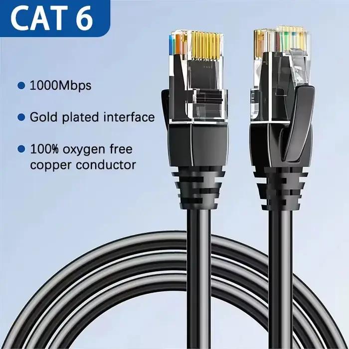 Câble Ethernet Cat 6A réseau LAN câble réseau Cat6A RJ45 vitesse 10Gbps pour ordinateur portable PC routeur modem 1m 2m connexion fluide et stable occasions spéciales