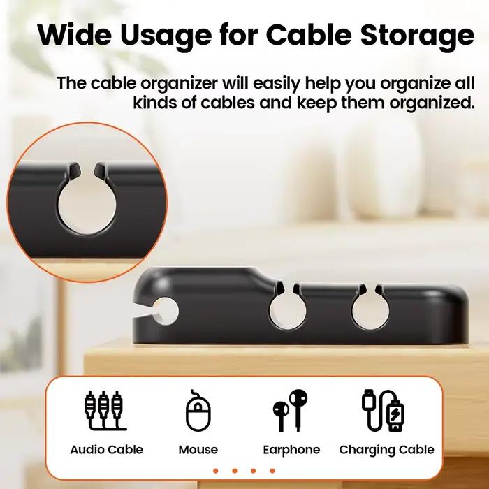 Toocki-Organisateur de câble USB en silicone