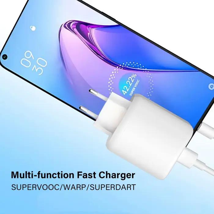 Pour Oppo Find X5 Reno8 chargeur SuperVooc 65W pour oneplus 11 Nord CE 2 T