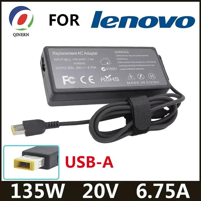 20V 6.75A 135W USB Chargeur D'ordinateur Portable Adaptateur Secteur Pour Lenovo YOGA720-15 T540p T440p Y50-70 G5005