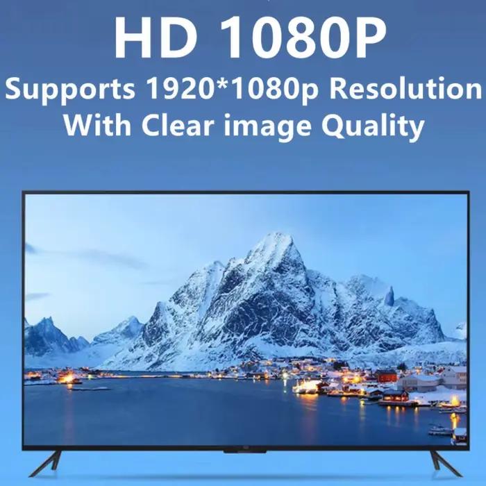 Câble adaptateur VGA vers HDMI HD 1080P avec sortie Audio 3.5mm pour PC portable vers projecteur ou HDTV conversion USB alimentée occasions spéciales