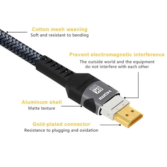 Câble HDMI 2.1, 8K @ 60Hz