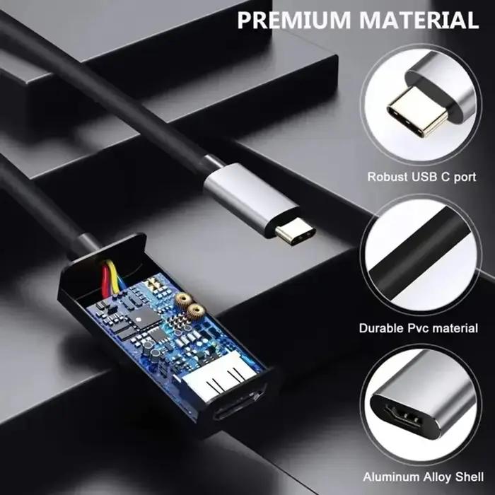 Câble USB C vers HDMI 8K 4K 60Hz 30Hz