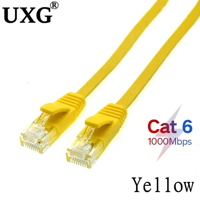 10pack 20cm 50cm 1m 3ft 2m 3m 5m 10m 20m 30m 40m 50m câble CAT6 plat UTP Ethernet