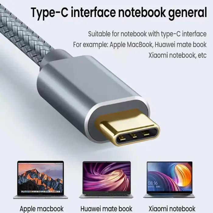 Câble d'imprimante tressé USB C vers USB B 2.0 WEFAWAN 3M pour Epson HP Canon Brother MacBook Pro Samsung câble de contrôle MIDI occasions professionnelles et personnelles