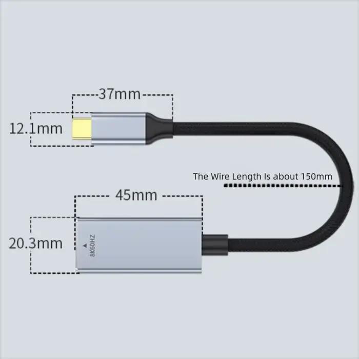 Câble USB 3.1 vers DP Type C
