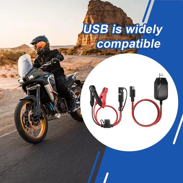 Chargeur de batterie moto 12V USB