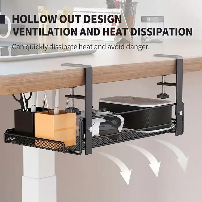 Support de rangement sous table