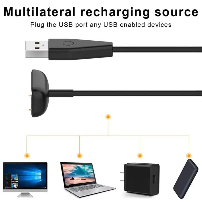 Chargeur USB pour Fitbit Charge 5/Charge 6/Luxe