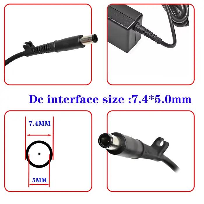 Adaptateur secteur pour ordinateur portable 65W 19.5V 3.33A pour HP EliteBook 810 G1 810 G2 820 G1 820 G2 840 G1 840 G2 850 G1 850 G2