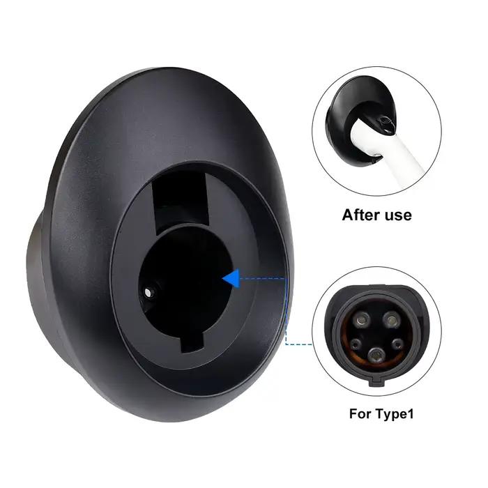 Support de prise de chargeur EV Type 2/Type 1
