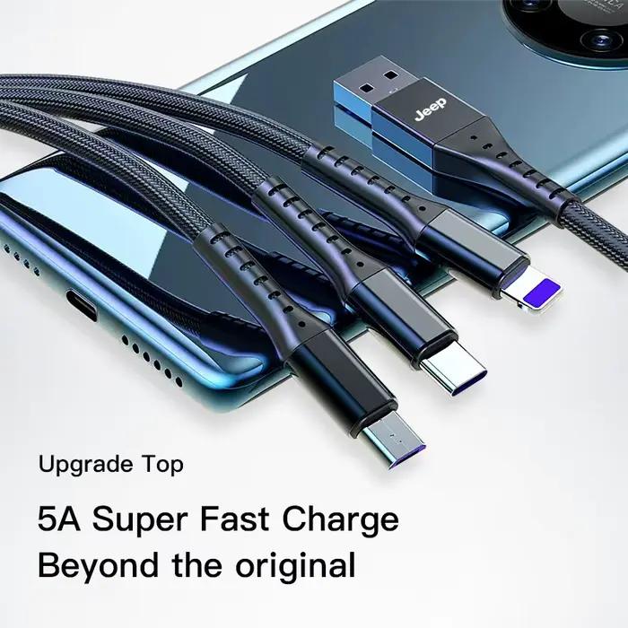 Chargeur intérieur de voiture 3 en 1