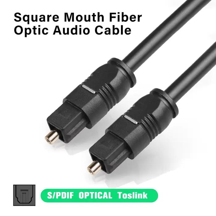 Câble audio optique numérique Toslink 1.5m 2m 3m pour amplificateurs Blu-ray barres de son et consoles de jeu occasions spéciales