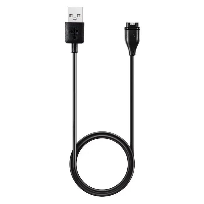 Câble de chargement USB 100 cm pour montres Garmin compatible avec Fenix 5/5S/5X/6/6S/6X/7/7S/7X/8, Forerunner 45/165/245/255/265, haute performance, sécurité et rapidité de charge
