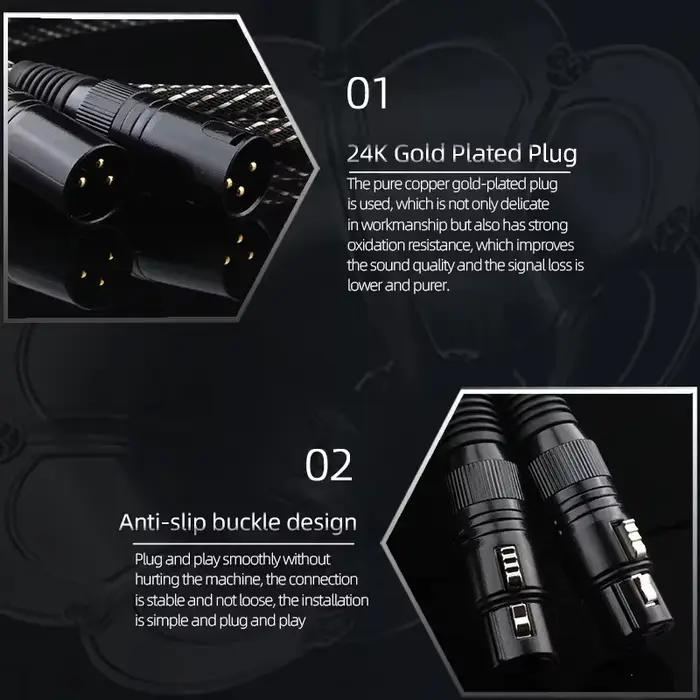 Câble Hifi XLR mâle à femelle