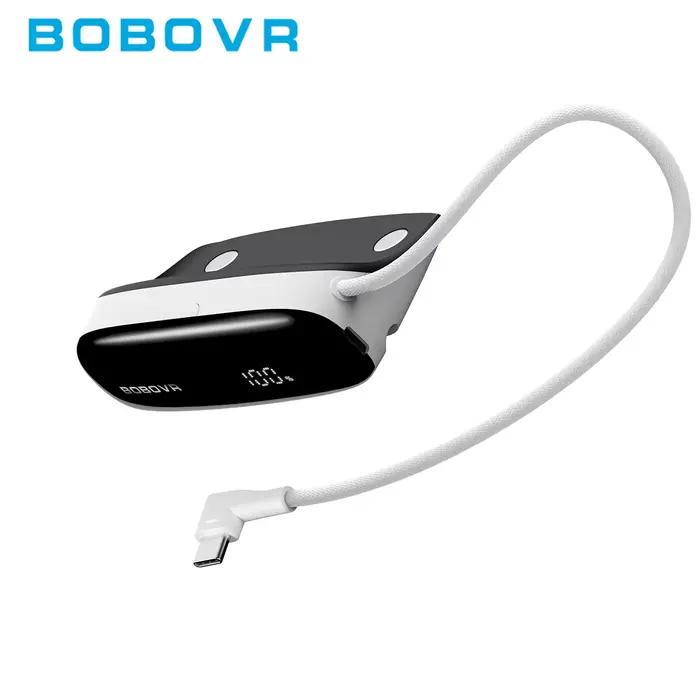 BOBOVR PD100 station de charge deux-en-un avec affichage de puissance en direct 30W USB-C PD entrée/sortie rapide