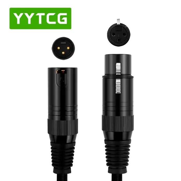 Câble audio XLR mâle-femelle pour haut-parleurs et microphones avec connecteurs RCA et jack stéréo 3.5mm en cuivre sans oxygène pour audiophiles et professionnels occasions spéciales