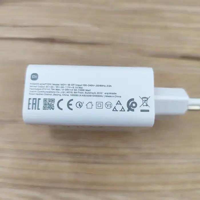 Chargeur Original Xiaomi Redmi K90 Max 100W EU