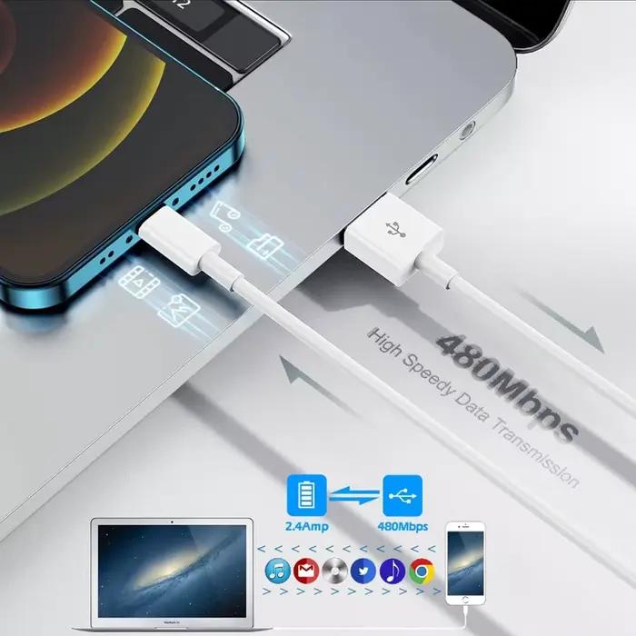 Câble de chargement USB A vers Lightning
