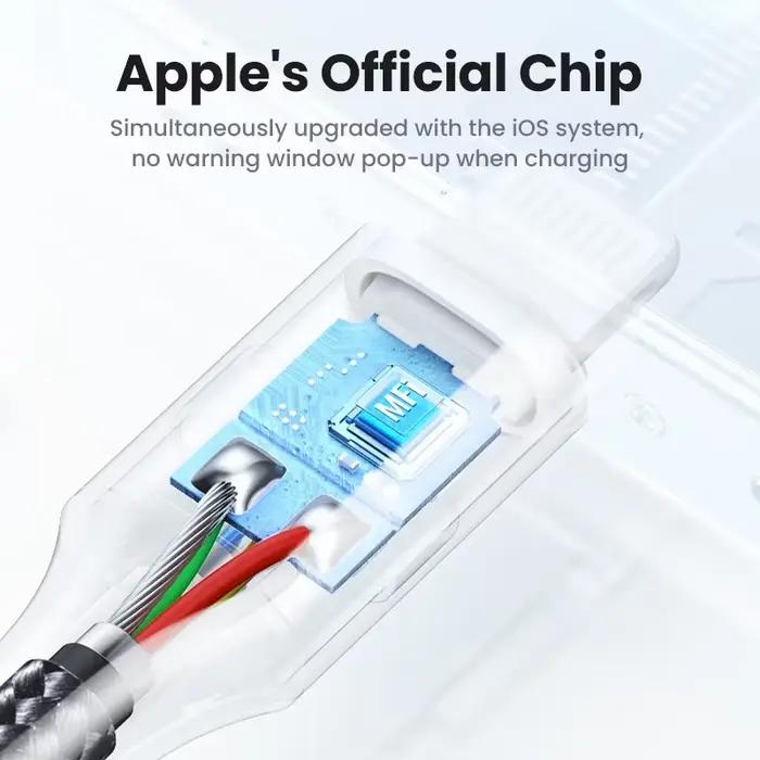 Câble USB de Type C MFi pour Apple iPhone