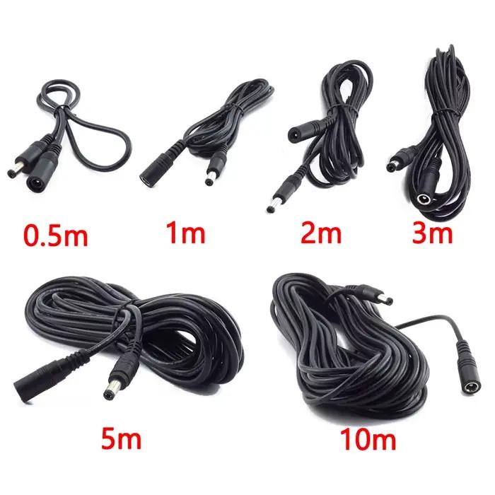 Câble d'alimentation d'extension DC 12V mâle à femelle