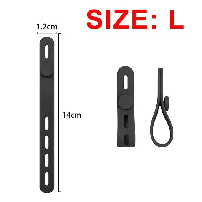 Attaches de câble en silicone souple