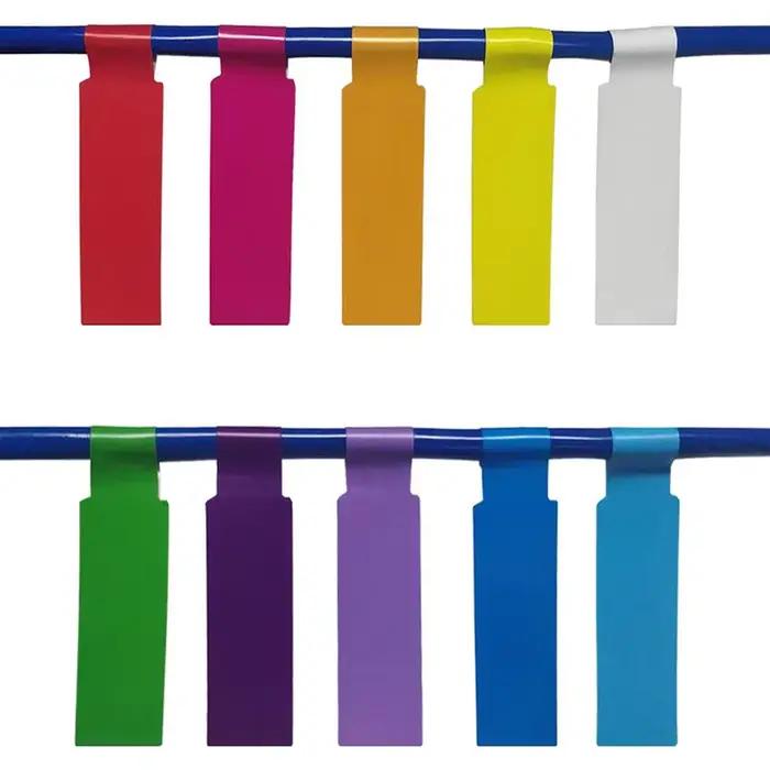 Étiquettes de câbles colorées et imperméables