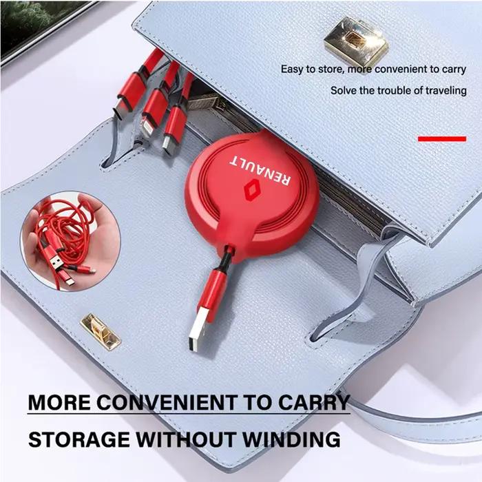 Câbles de charge Micro USB Type C 3 en 1