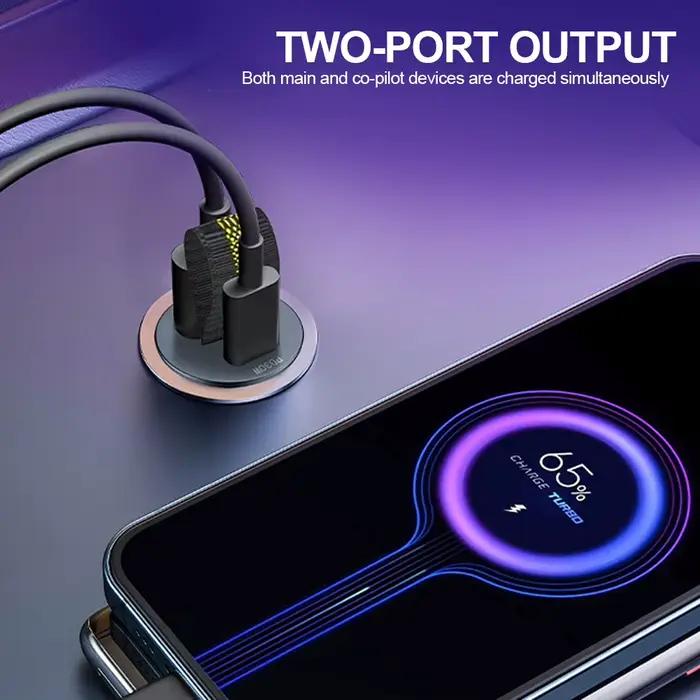 Mini chargeur de voiture USB universel 200W