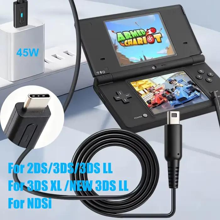 Câble USB-C PD de 1, 2 m pour 2DS
