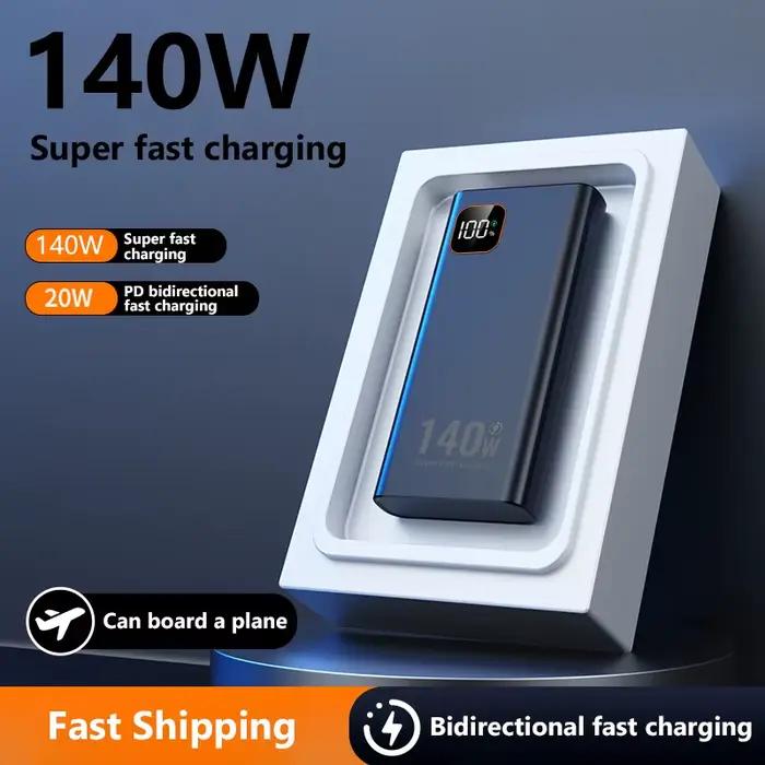 Xiaomi 500000mAh batterie externe 140W charge Super rapide Powerbank chargeur