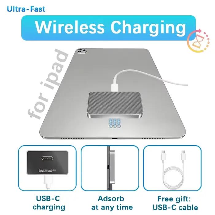 Chargeur sans fil magnétique pour iPad Pro 11/12/13 pouces