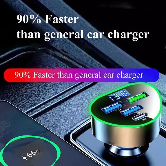 Chargeur de téléphone de voiture USB Type C