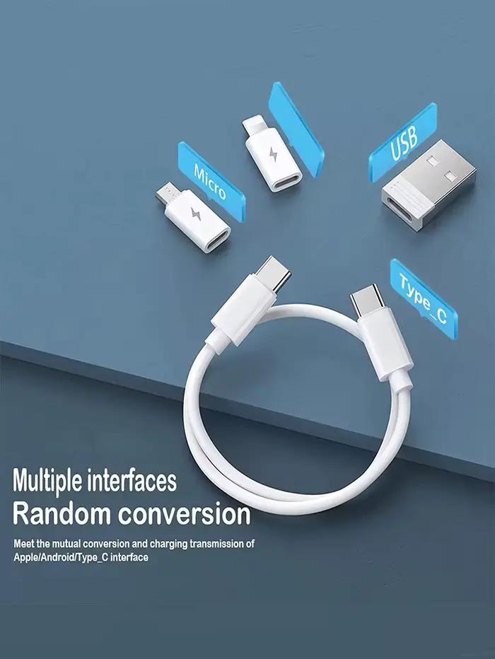 Kit de câble de Charge et de données USB C multifonction Multiport 6 en 1