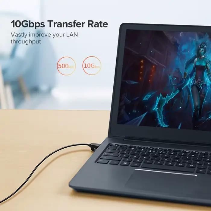 Câbles Ethernet Cat 6A 10 Gbps Performance réseau haute vitesse pour maison et bureau connexion stable pour streaming jeu et travail