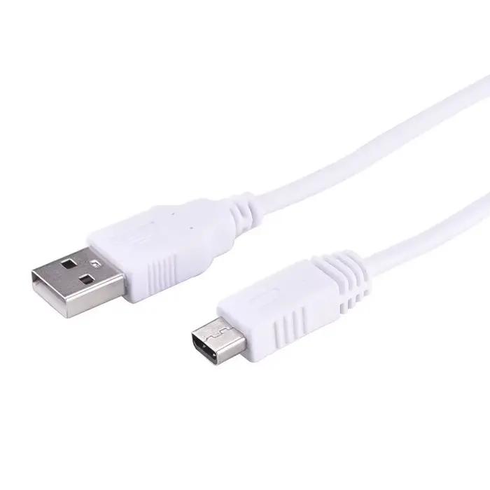 Câble d'alimentation USB pour Nintendo Wii U cordon de données pour manette de jeu et Joypad Blanc Haute Qualité Certification CE