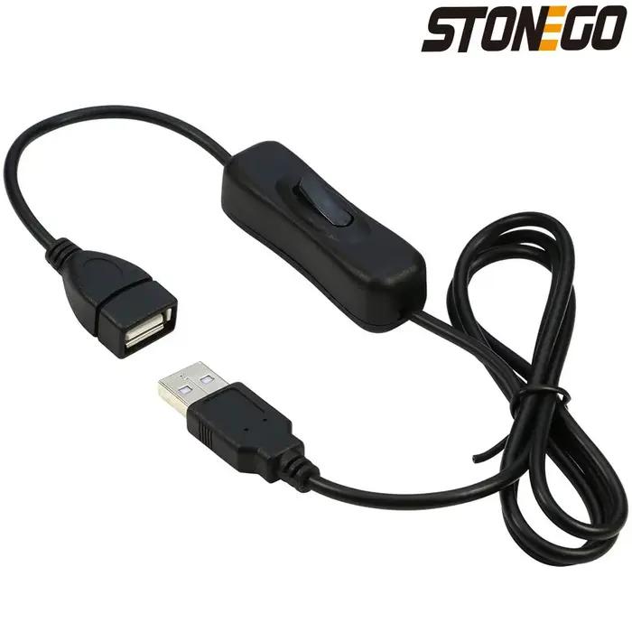 STONEGO Câble d'extension de commutateur USB prenant en charge la transmission de données et l'alimentation avec