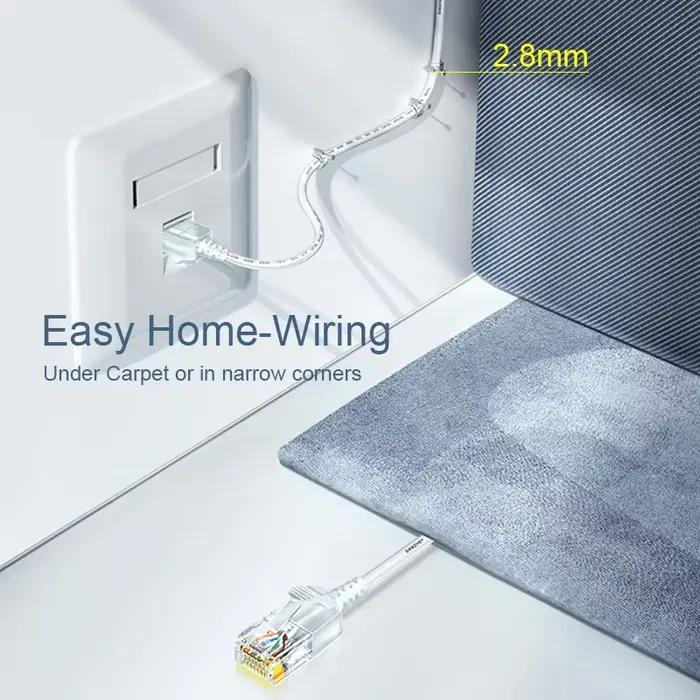 Câble Ethernet fin SAMZHE Cat6A 10 Gbps