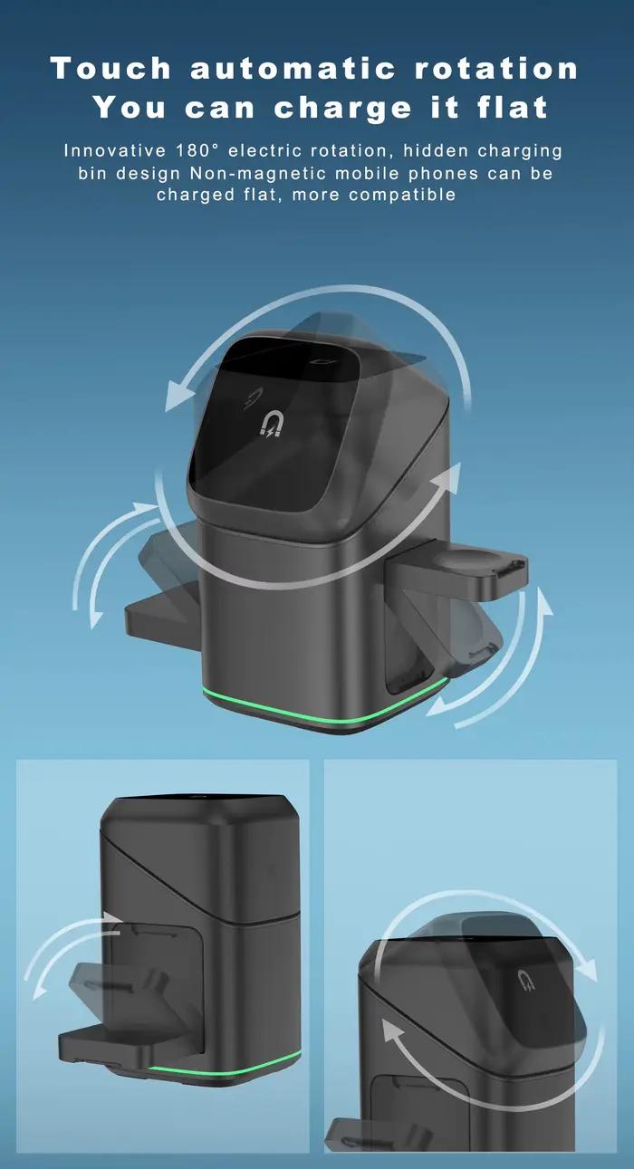 Chargeur sans fil magnétique 3 en 1