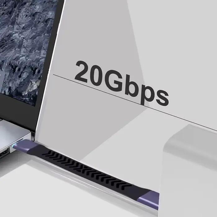 Câble USB3.2 TypeC 10cm Charge Rapide Ligne de Données Haute Vitesse UsbC Vers UsbC Compact Pour Connexion Instantanée Transfert Fichiers Rapidité De Transmission Occasions Spéciales