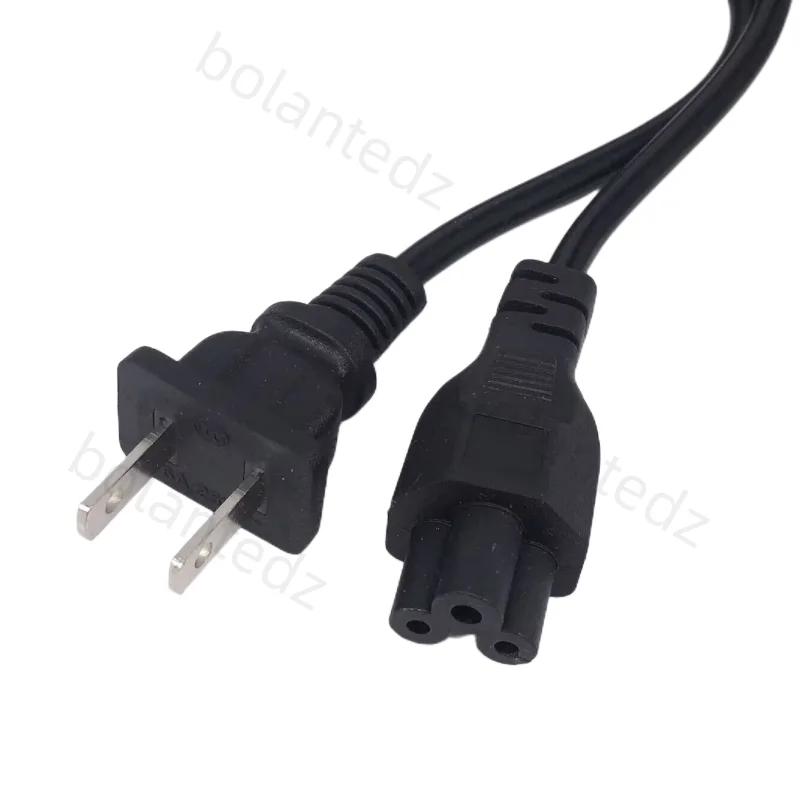 Bolantedz EU Euro US câble d'alimentation européen américain IEC C5 Cloverleaf cordon d'alimentation