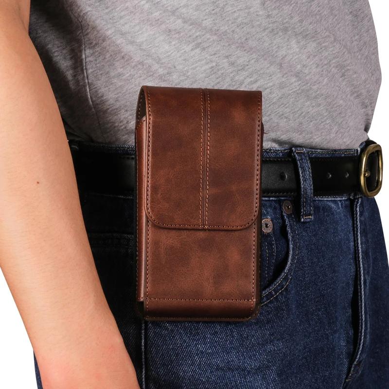 Étui de luxe en cuir avec clip ceinture pour iPhone 17/17 Pro/16 Pro Max/16 Plus/15/15 Pro/14 Pro Ma