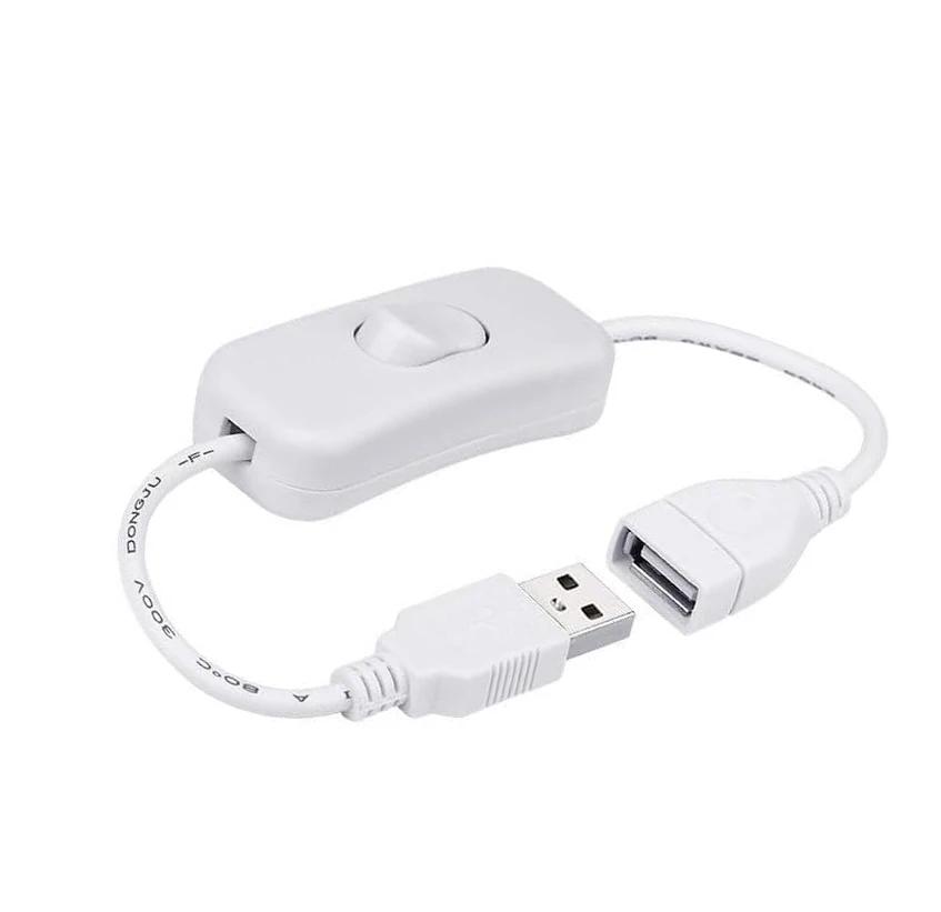 Câble USB avec interrupteur marche/arrêt