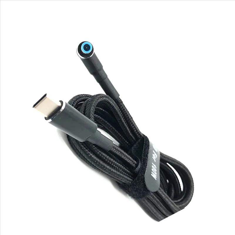 Adaptateur de câble de charge USB C vers ordinateur portable, type C vers DC, convertisseur 4.5x3.0mm, 100W PD, alimentation chargeur pour HP