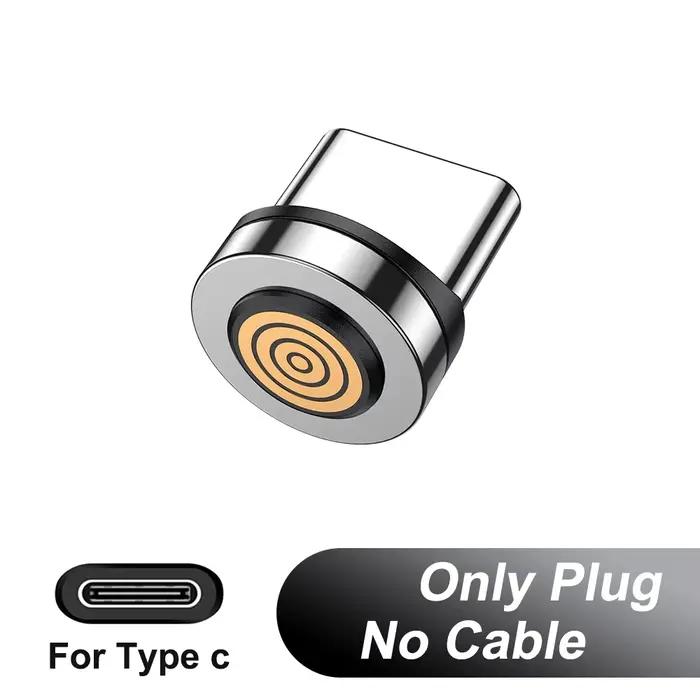 AUFU 5A câble de charge rapide magnétique 540 rotation câble Micro USB Type C magnétique pour iPhone